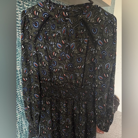 Rare ME+EM Paisley-print lace-insert woven maxi dress - Picture 7 of 12